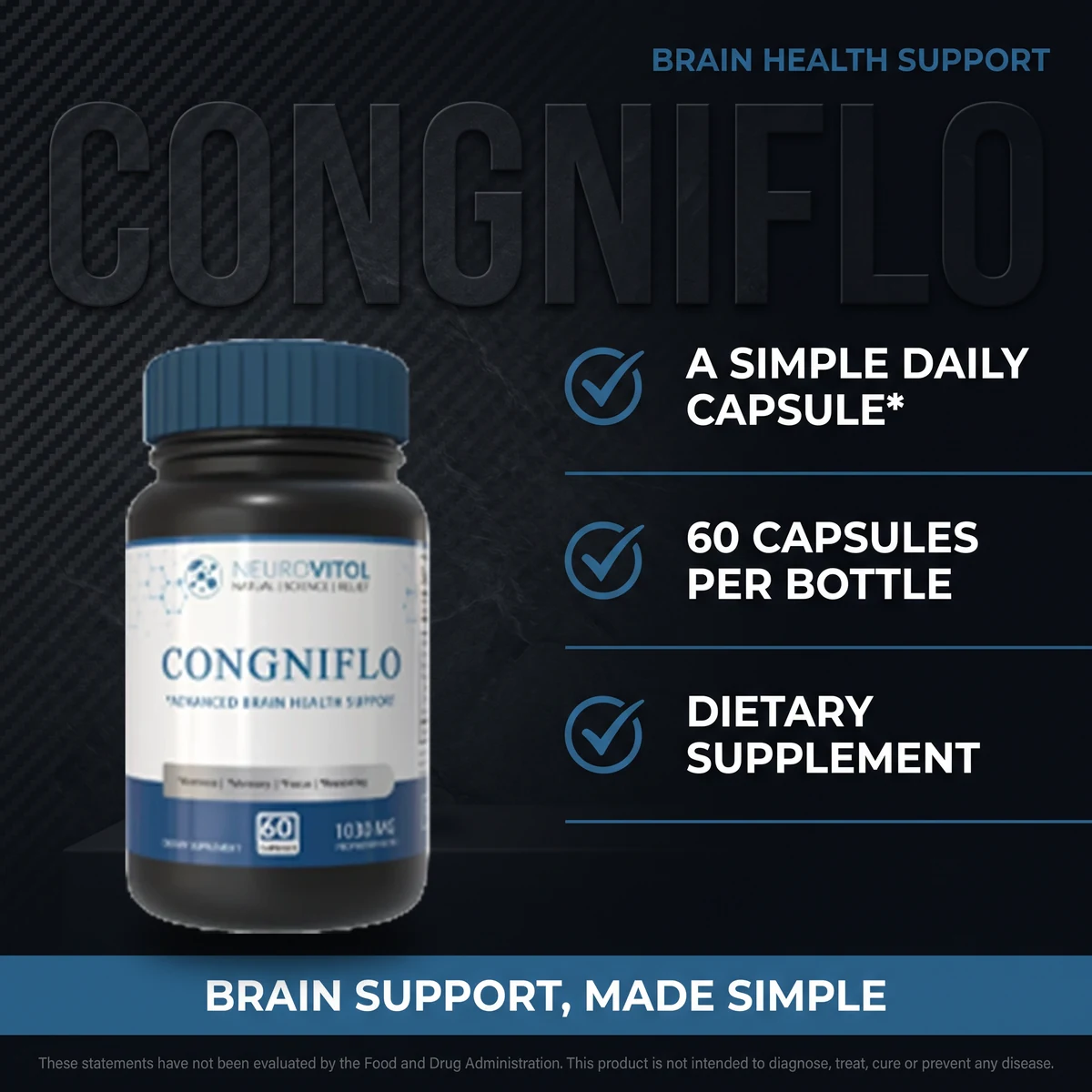 Why Congniflo — a simple daily capsule